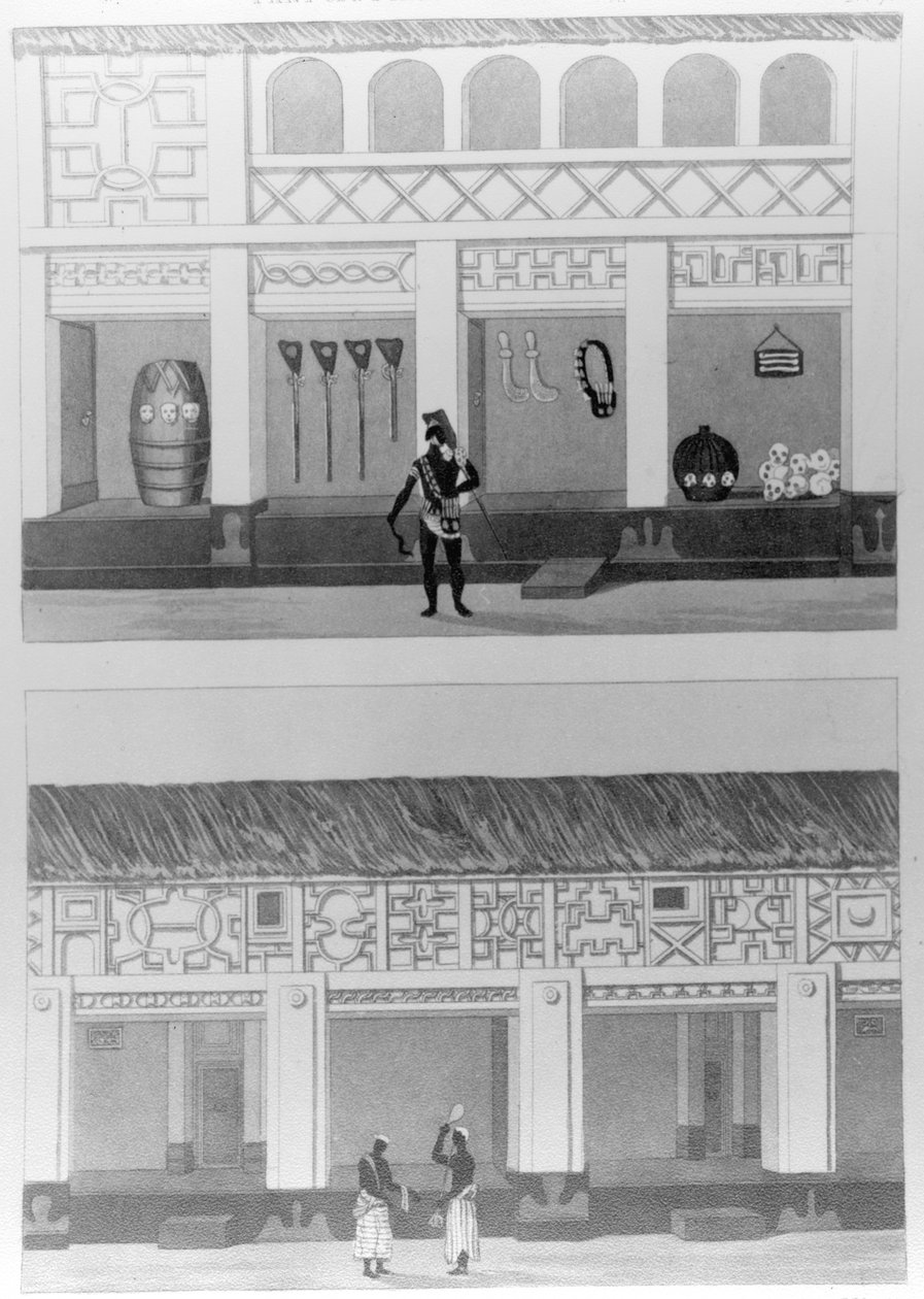 Parte della Piazza nel Palazzo, 1817 da Thomas Edward Bowditch