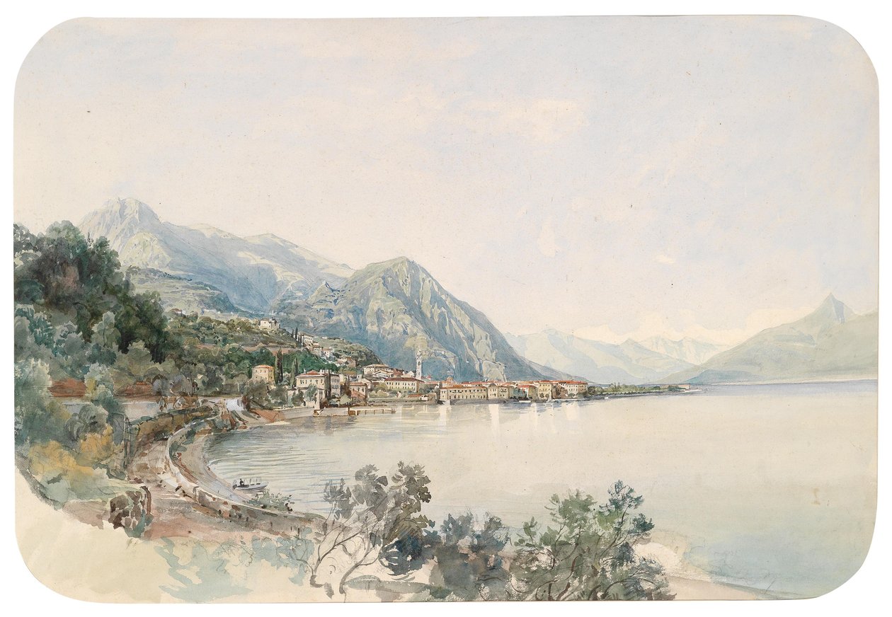 Vista sul Lago di Como verso Bellaggio da Thomas Ender