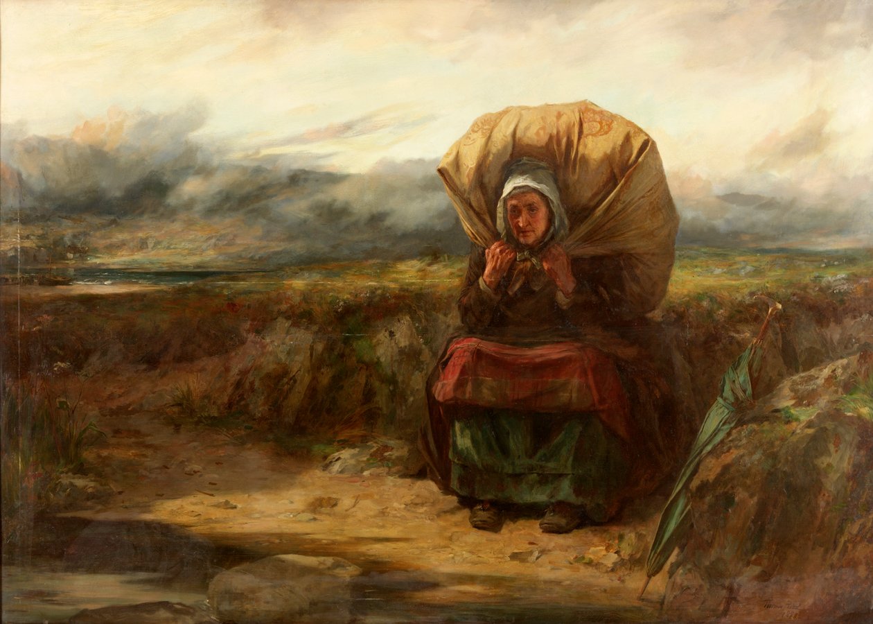 E con il peso di molti anni, 1888 da Thomas Faed