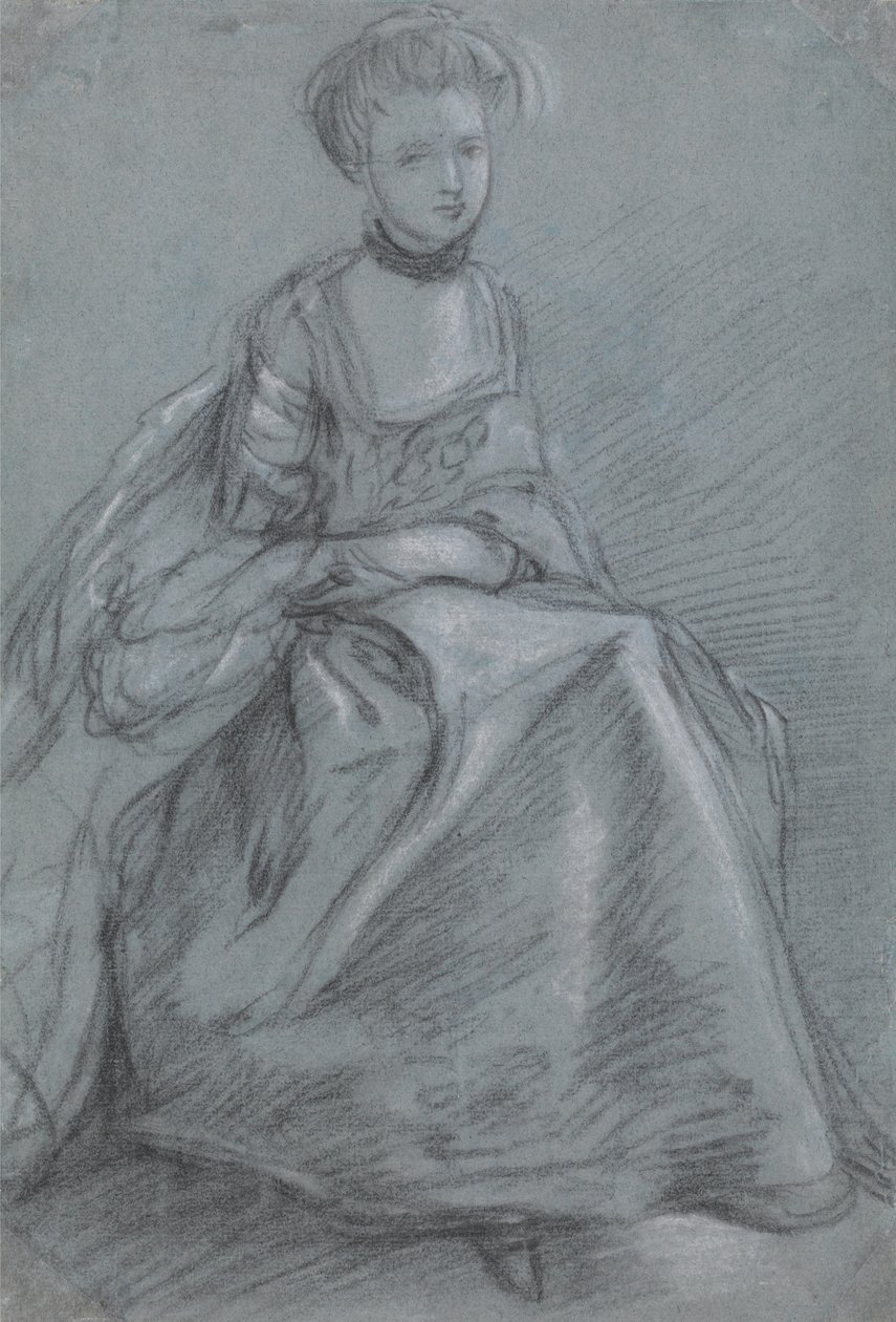 Una donna seduta da Thomas Gainsborough
