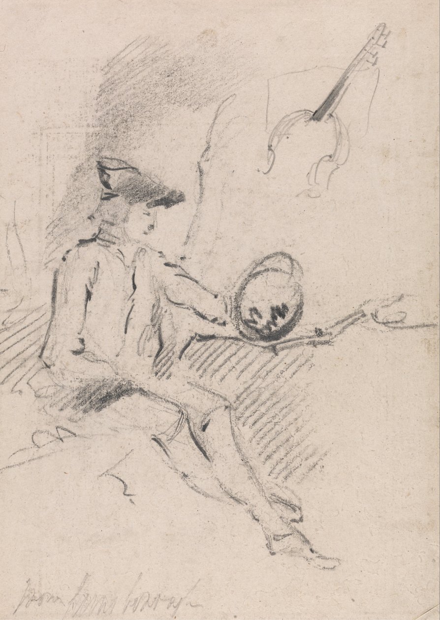 Uomo con uno specchio di Claude da Thomas Gainsborough