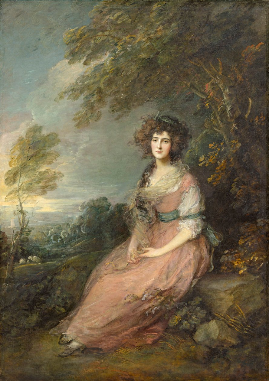 Signora Richard Brinsley Sheridan, 1785-87 da Thomas Gainsborough