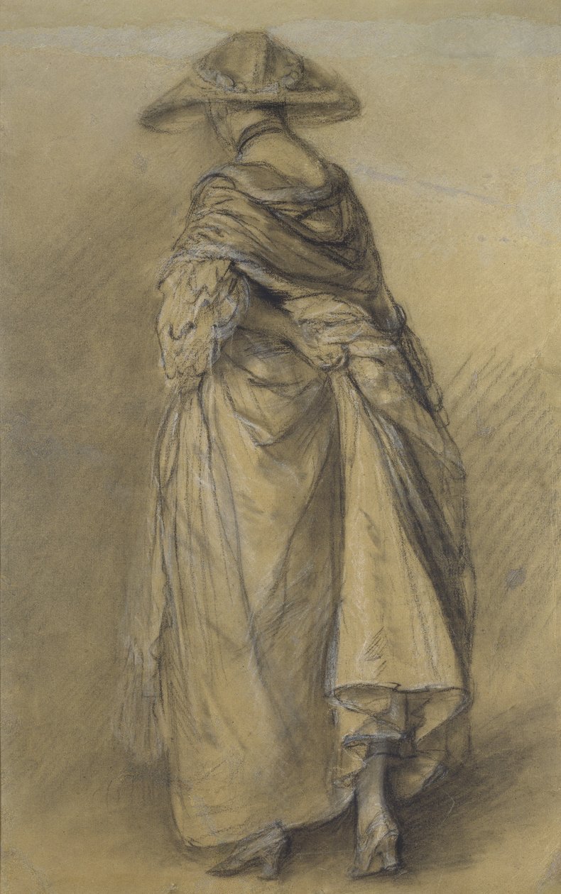Studio di una Donna, vista da Dietro da Thomas Gainsborough