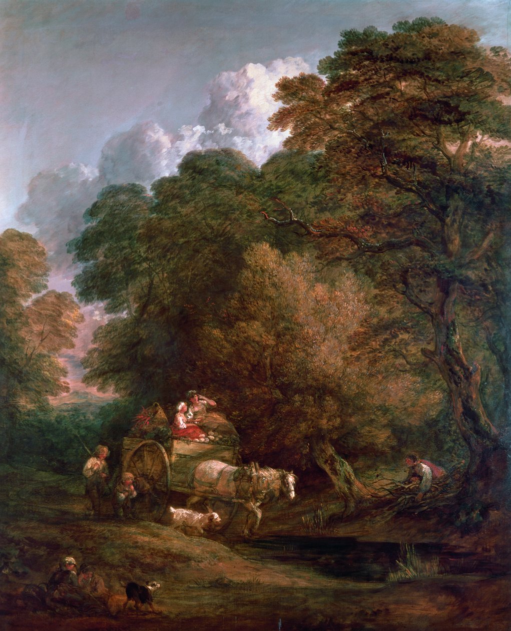 Il carro del mercato, 1786 da Thomas Gainsborough