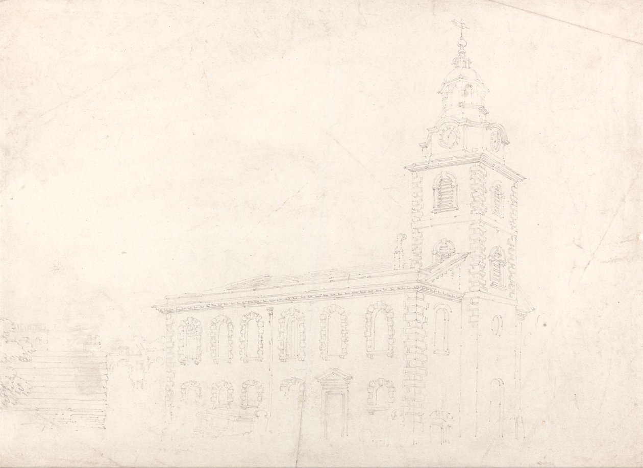 Chiesa di Cristo, Blackfriars, Londra da Thomas Girtin