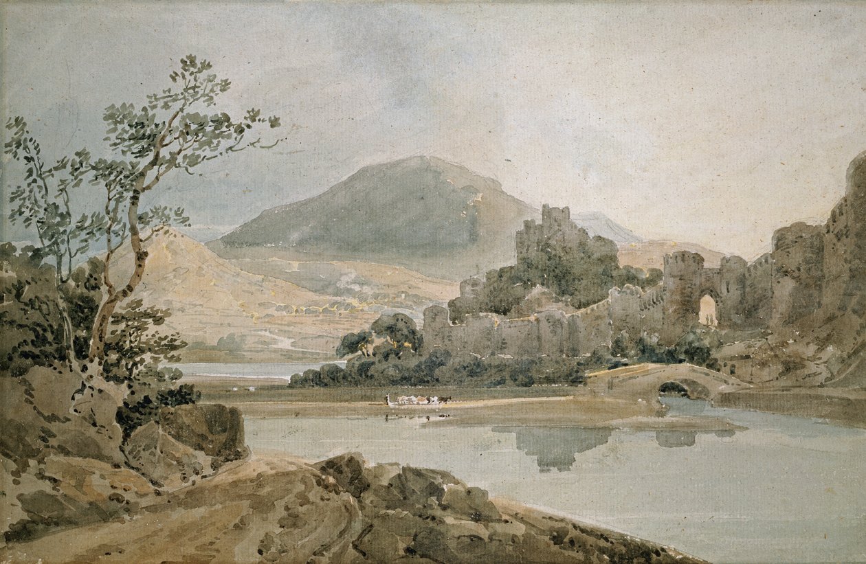 Castello di Conway, Galles del Nord da Thomas Girtin