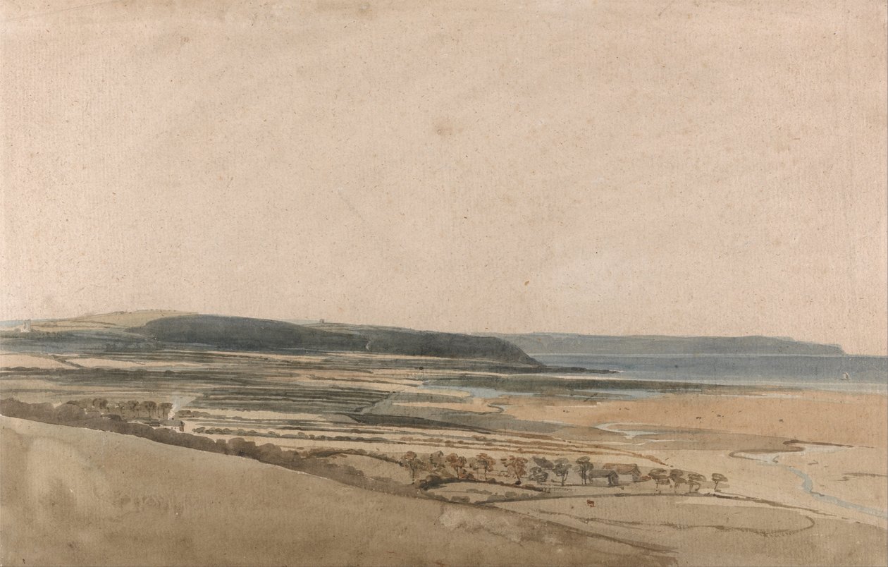 Estuario sul fiume Taw, Devon da Thomas Girtin