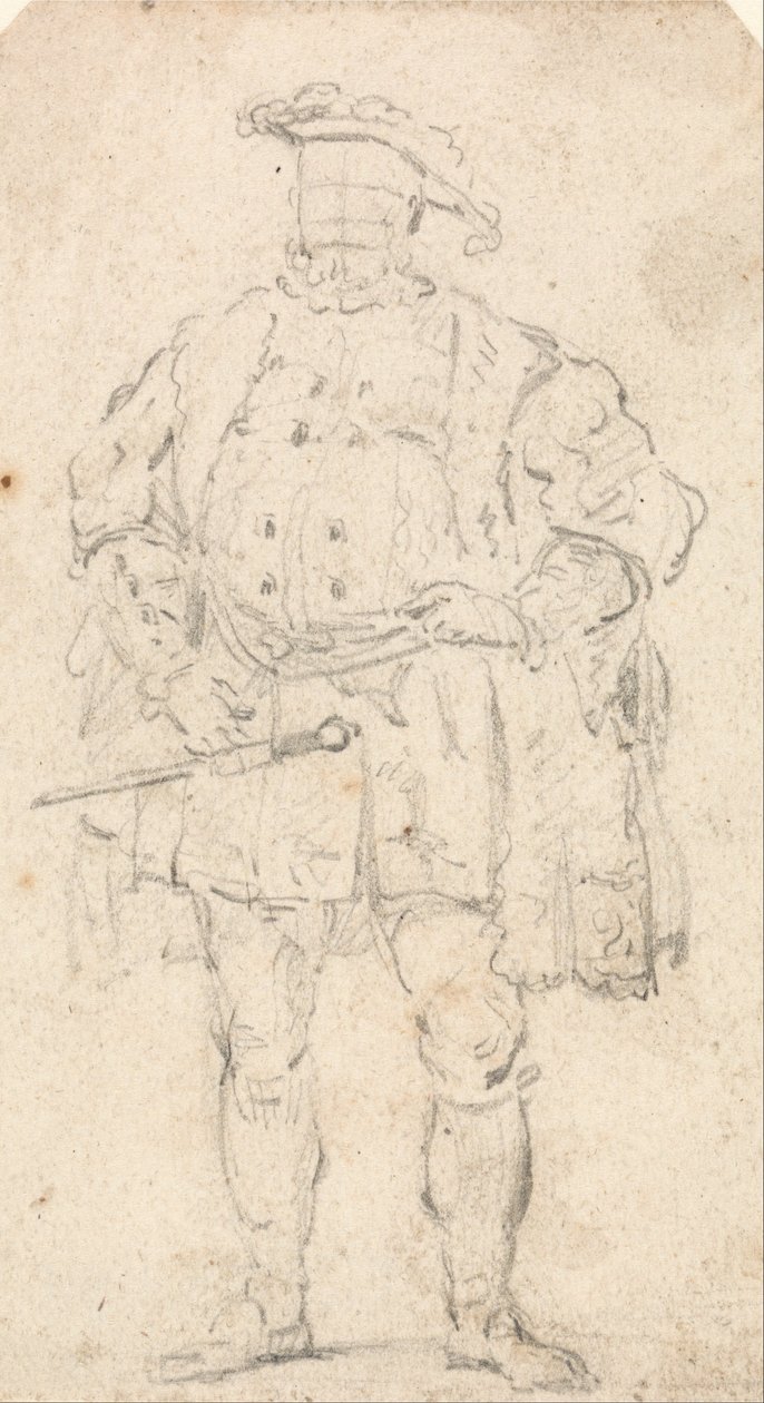 Studio di costume di Enrico VIII da Thomas Girtin