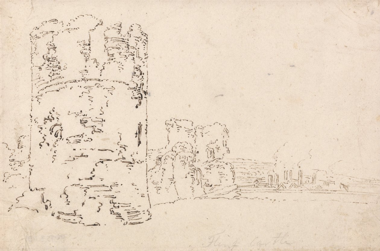 Castello di Flint da Thomas Girtin