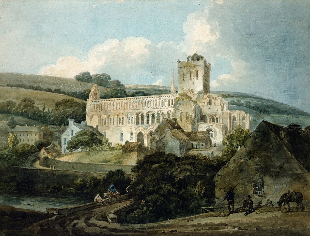 Abbazia di Jedburgh da Sud-Est da Thomas Girtin