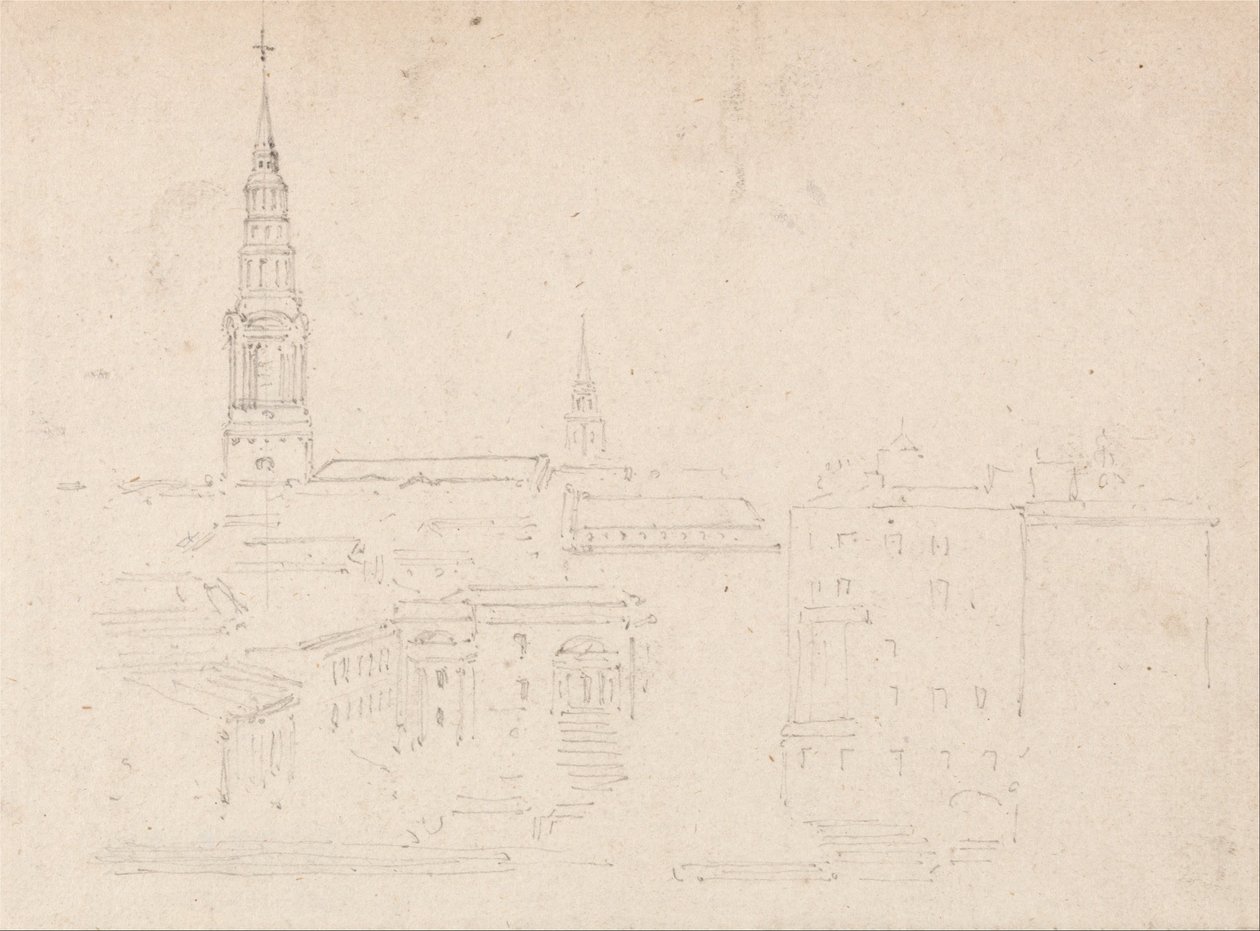 St. Brides, Fleet Street, Londra da Thomas Girtin