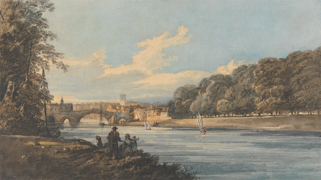 Il nuovo viale, York da Thomas Girtin