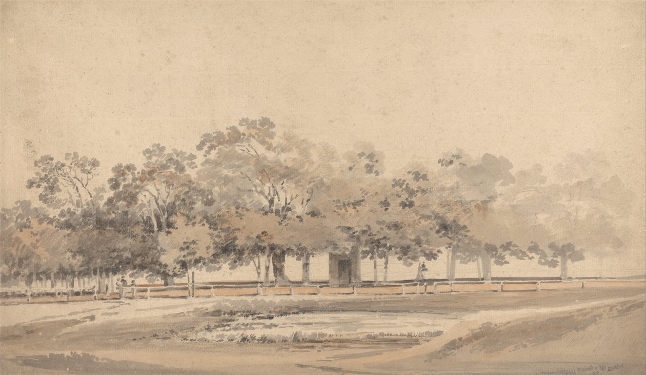 Alberi a Hyde Park, Londra da Thomas Girtin