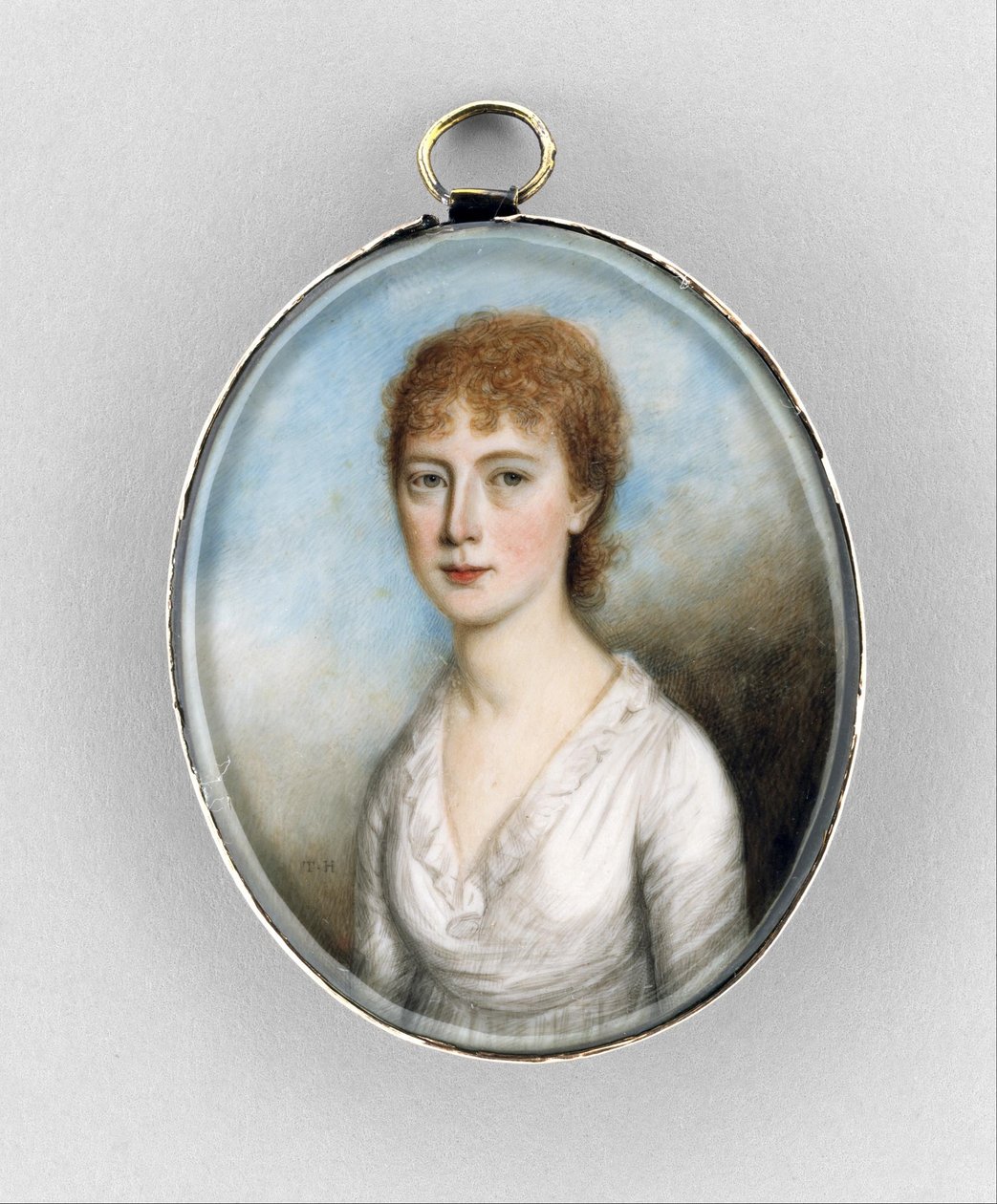 Ritratto di una donna da Thomas Hazelhurst