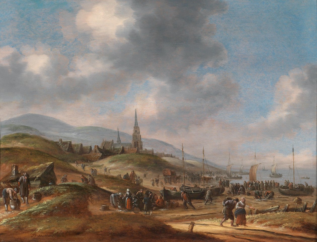Vista della spiaggia di Scheveningen da Thomas Heeremans