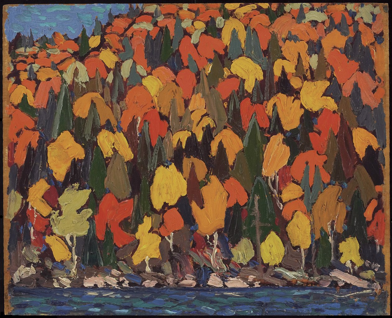 Fogliame autunnale, autunno o inverno 1915 da Tom Thomson