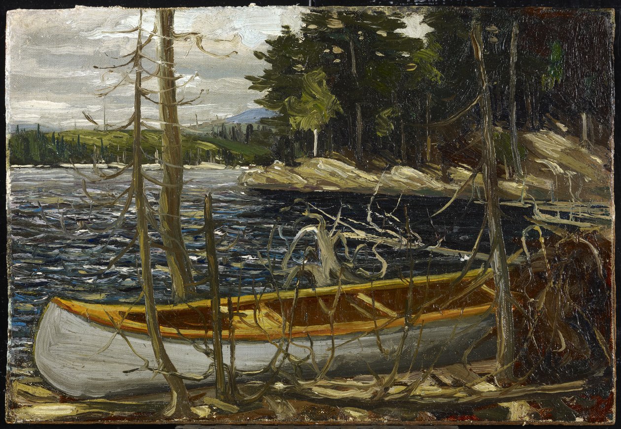 La canoa, primavera o autunno da Tom Thomson