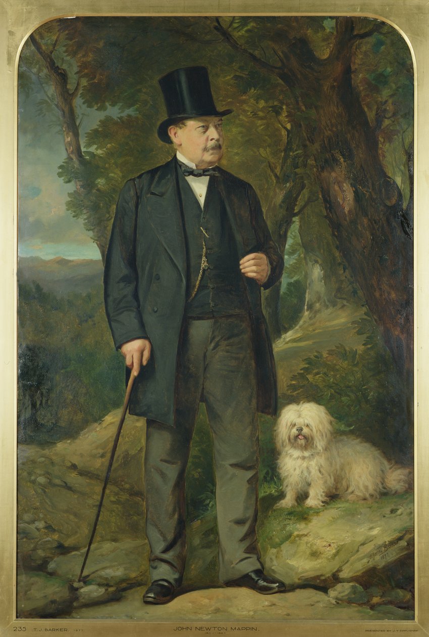 John Newton Mappin (1800-84), 1877 da Thomas Jones