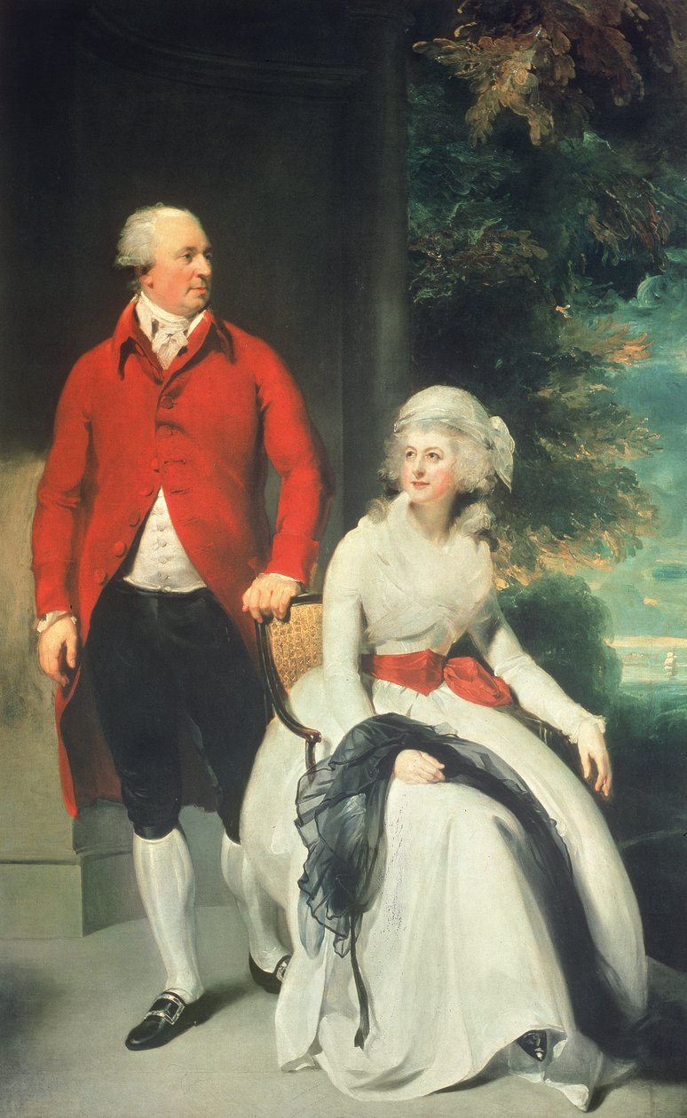 Mr John Julius Angerstein (1735-1823) e la sua seconda moglie, Eliza Payne (1748-1800), 1792 da Thomas Lawrence