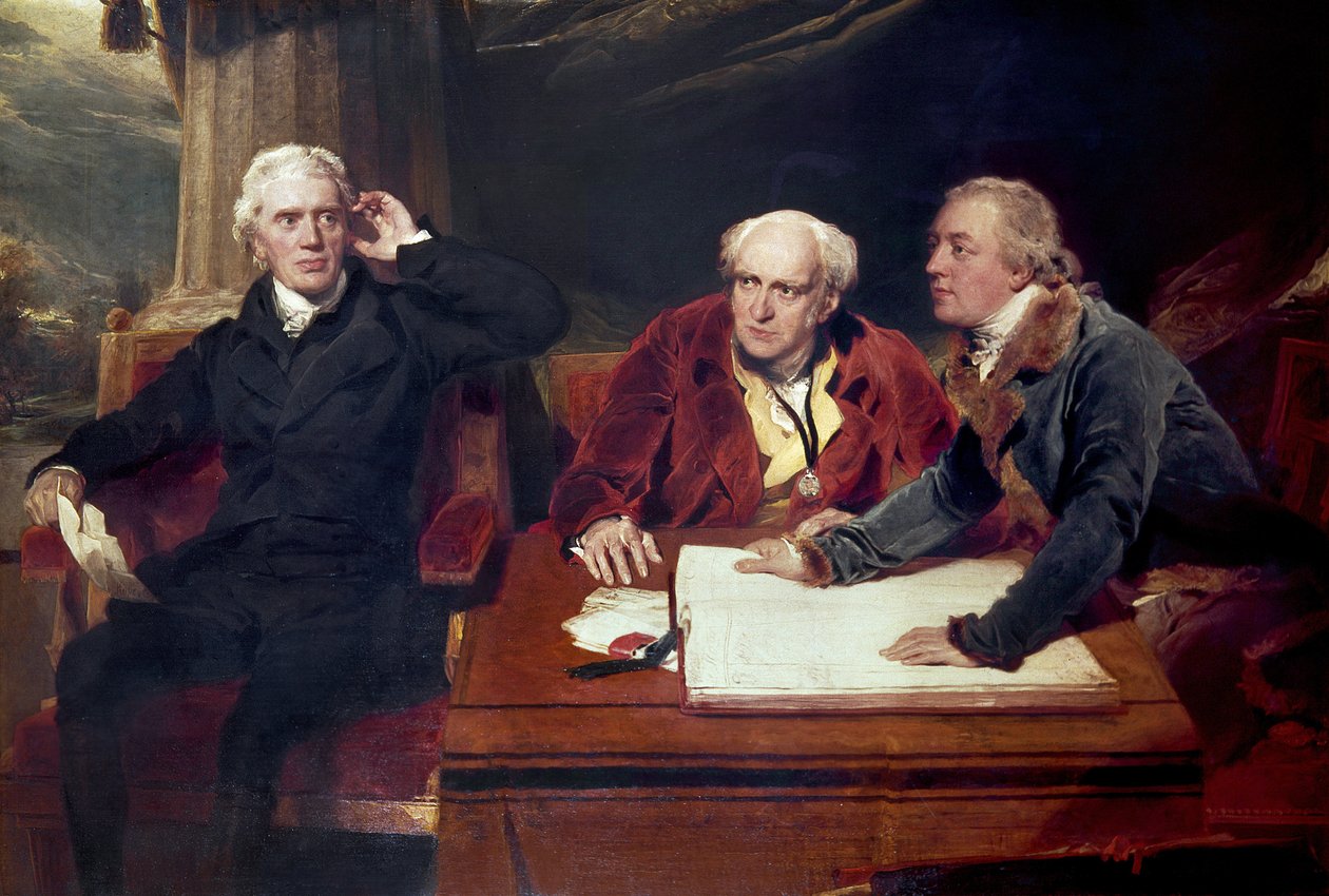 Sir Francis Baring, banchiere e direttore della Compagnia delle Indie Orientali, con i suoi associati da Thomas Lawrence