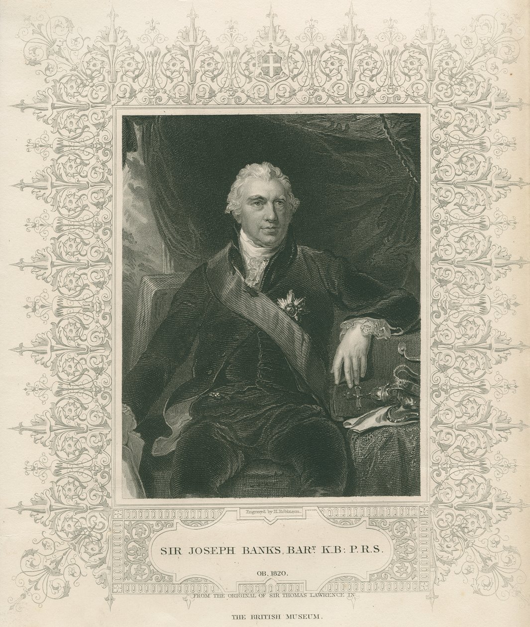 Sir Joseph Banks da Thomas Lawrence