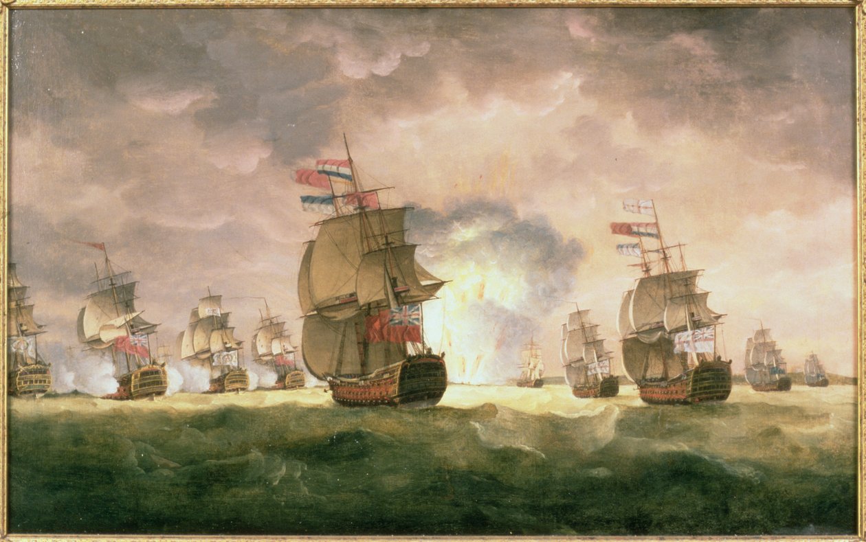 La vittoria di Rodney al largo di Capo San Vincenzo da Thomas Luny