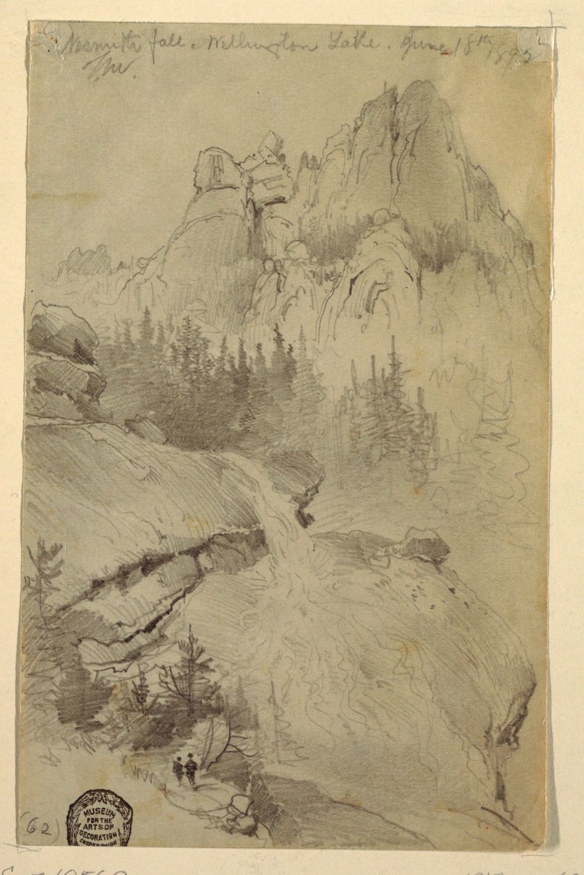 Nesmith Fall, Lago Wellington, Colorado, 18 giugno 1892 da Thomas Moran