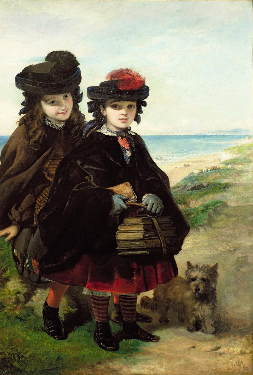 A scuola, 1860 da Thomas Musgrave Joy