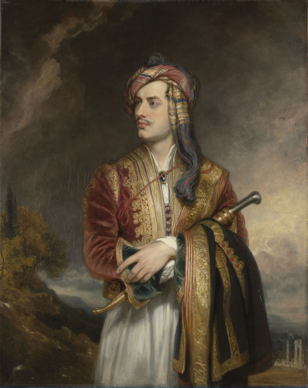 Ritratto di Lord Byron in abito albanese (1788-1824) da Thomas Phillips