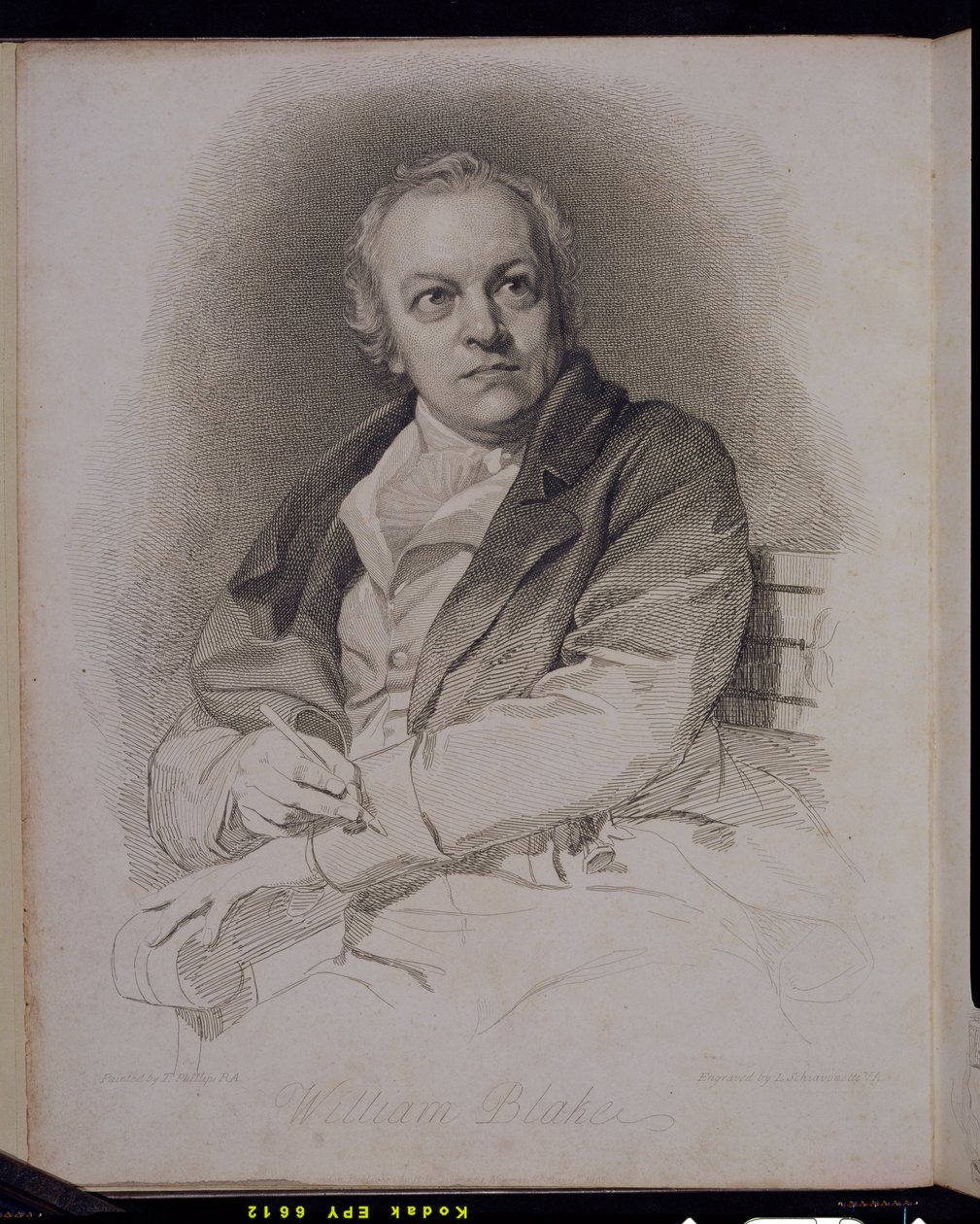 William Blake (1757-1827) inciso da Luigi Schiavonetti (1765-1810) da Thomas Phillips
