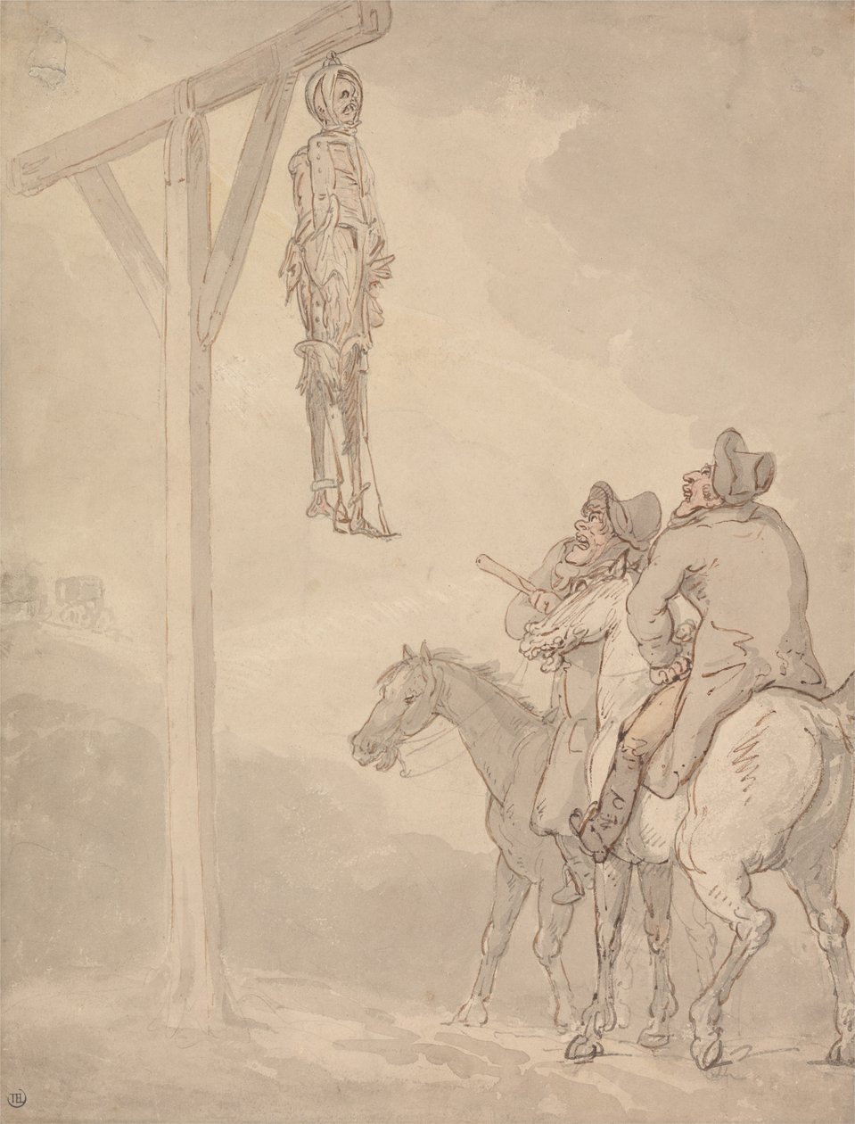 Un patibolo da Thomas Rowlandson