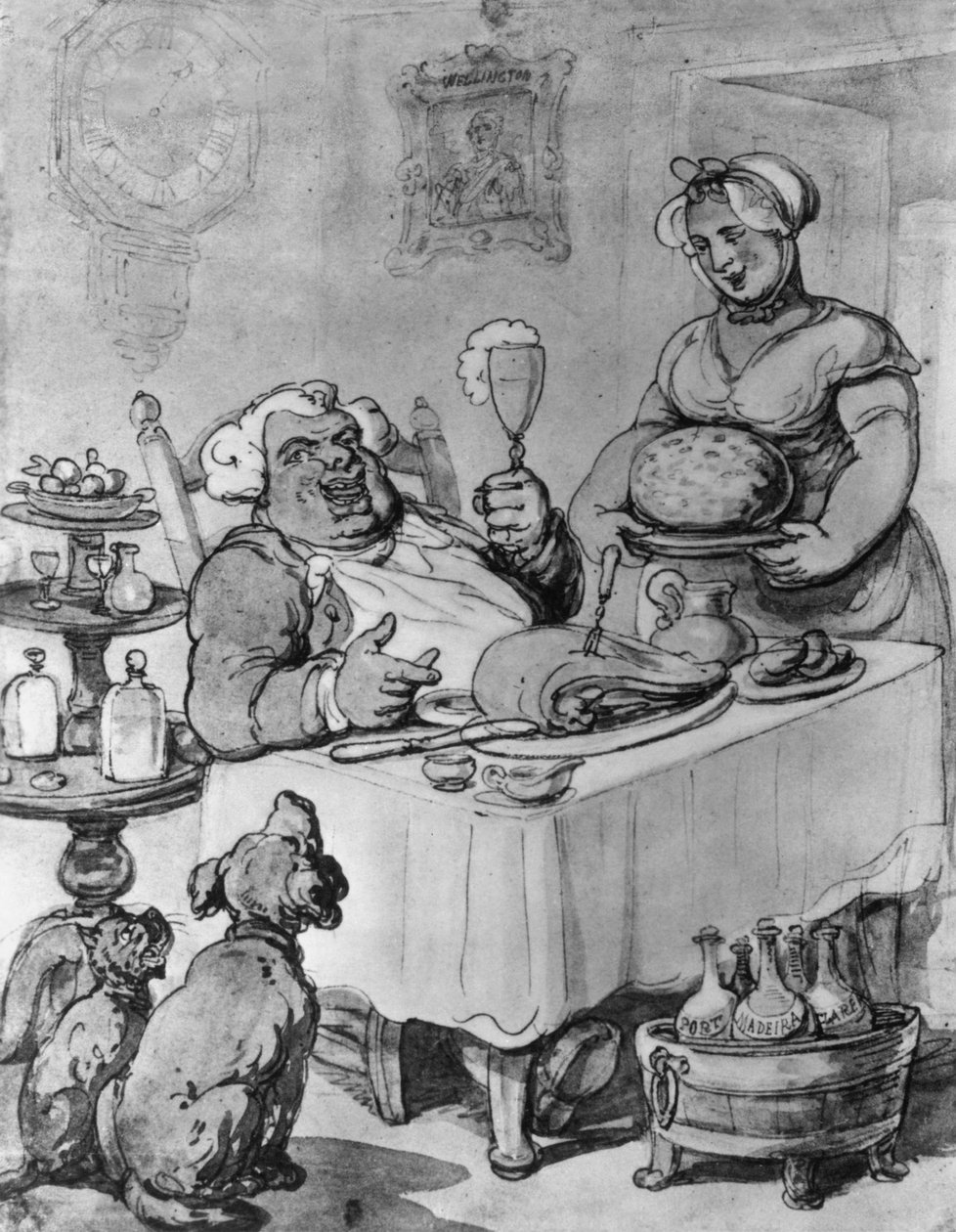 Un buon pasto da Thomas Rowlandson