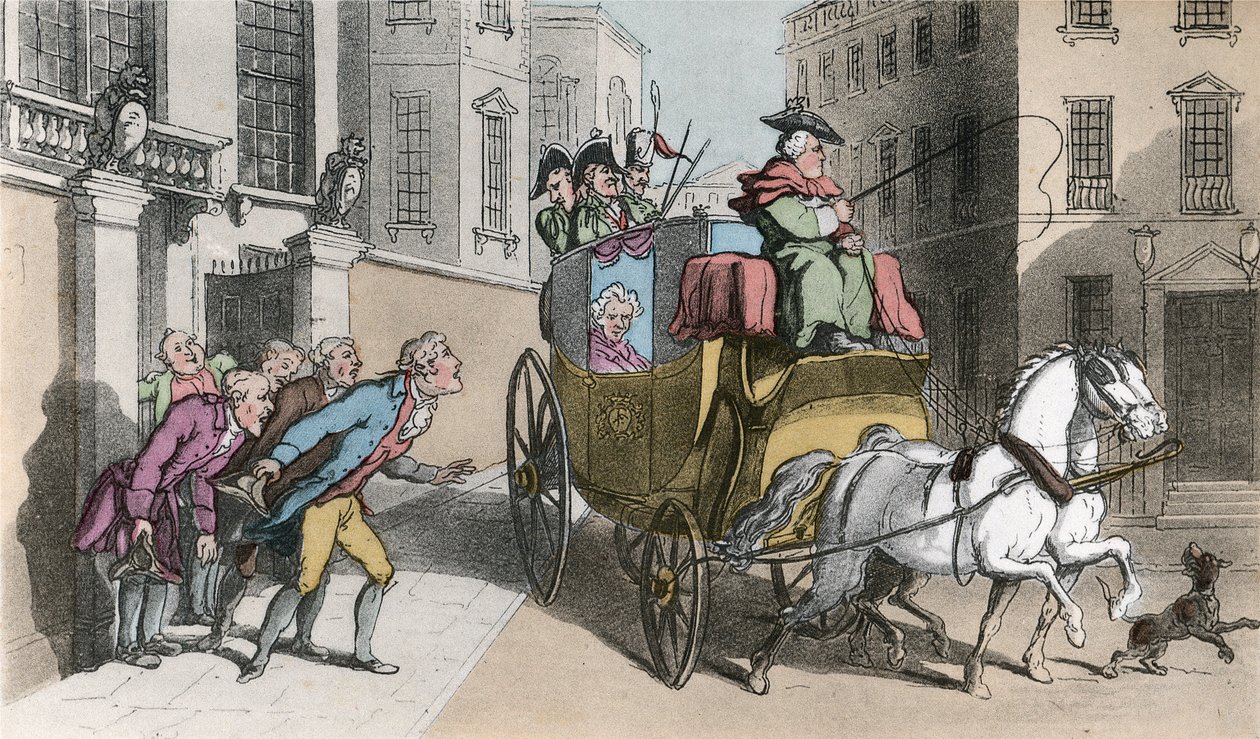 Servizio a un nobile, illustrazione da 
