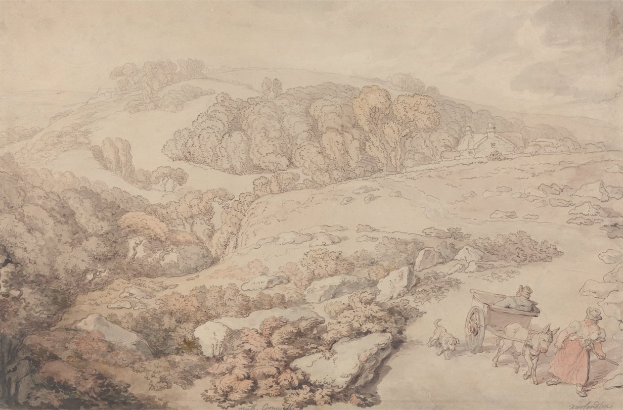 Brughiera di Bodmin da Thomas Rowlandson