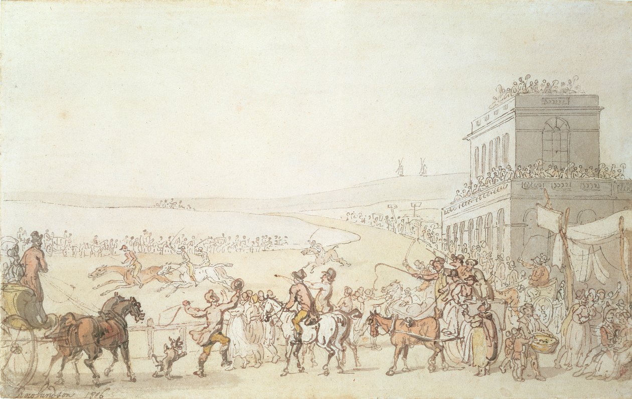 Corse di Brighton, 1816 da Thomas Rowlandson