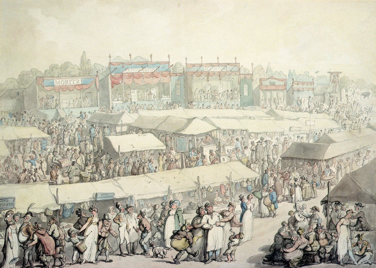 Fiera di Brook Green da Thomas Rowlandson