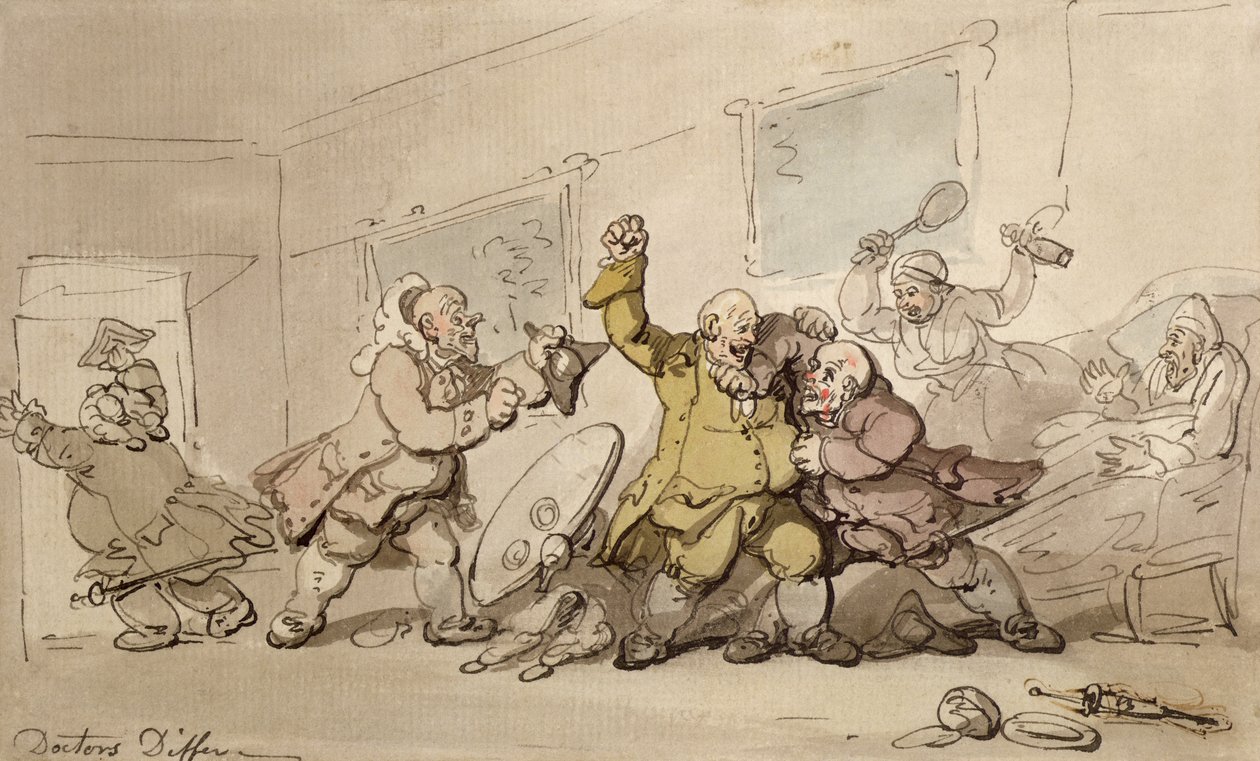 I dottori differiscono da Thomas Rowlandson