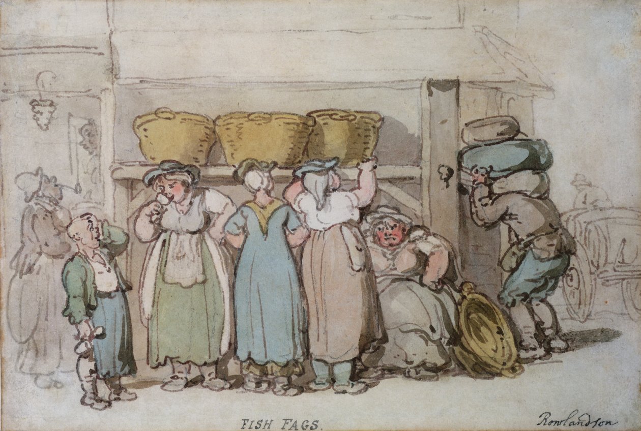 Fish Fags da Thomas Rowlandson