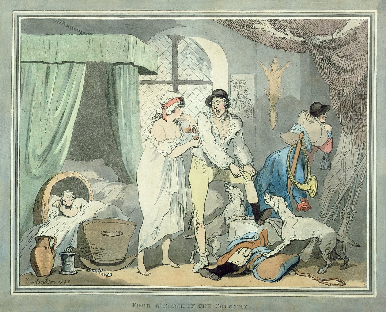 Le quattro del pomeriggio in campagna da Thomas Rowlandson