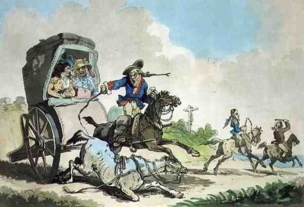 Viaggio in Francia, o La prima tappa da Calais, inciso da Francis Jukes, pub. da T. Smith, 1785 da Thomas Rowlandson