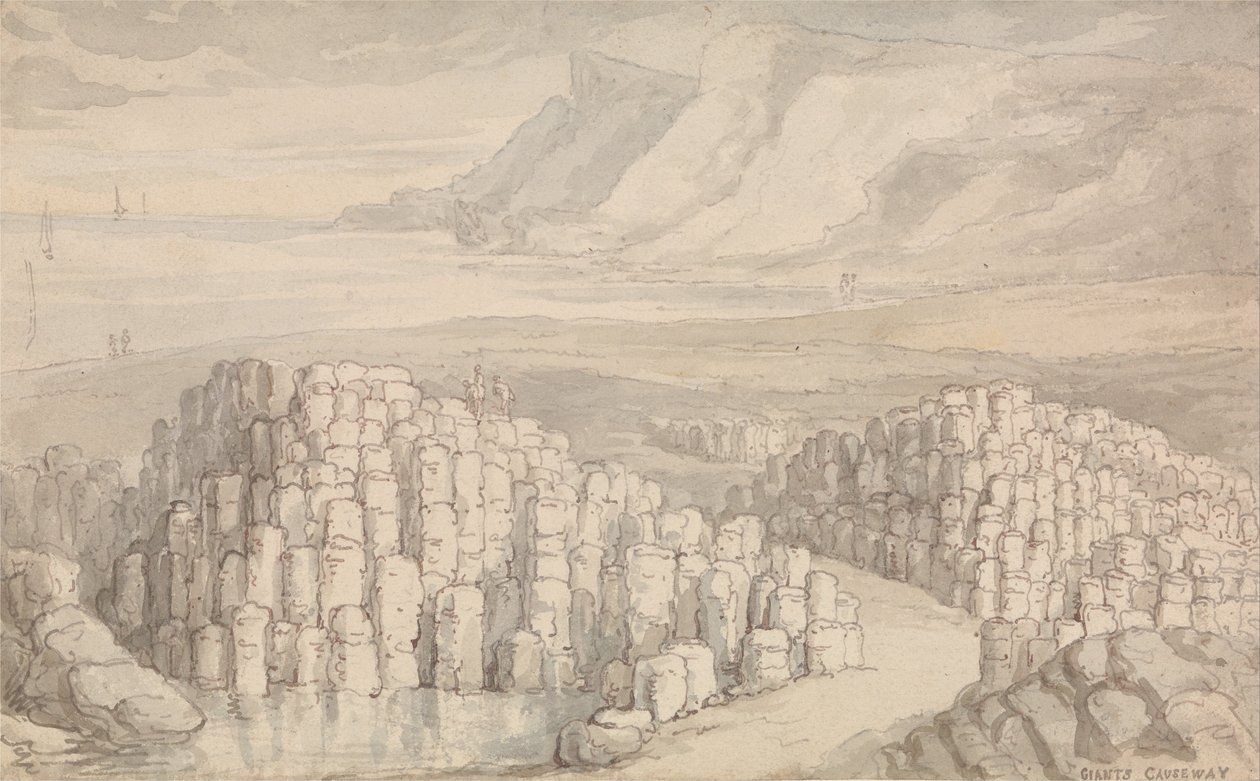 Selciato dei Giganti, Antrim, Irlanda da Thomas Rowlandson