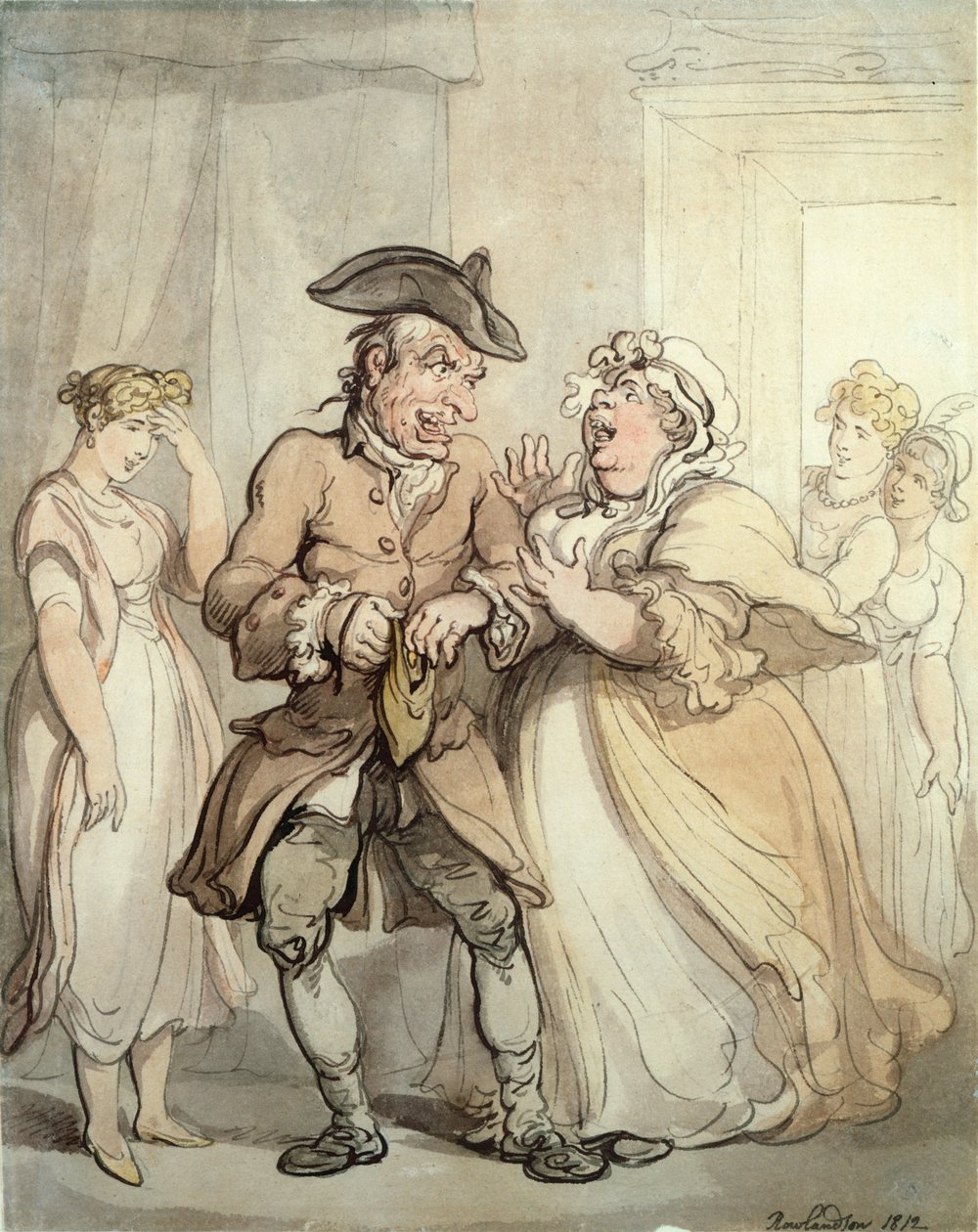 Piacere prima, paga dopo, 1812 da Thomas Rowlandson