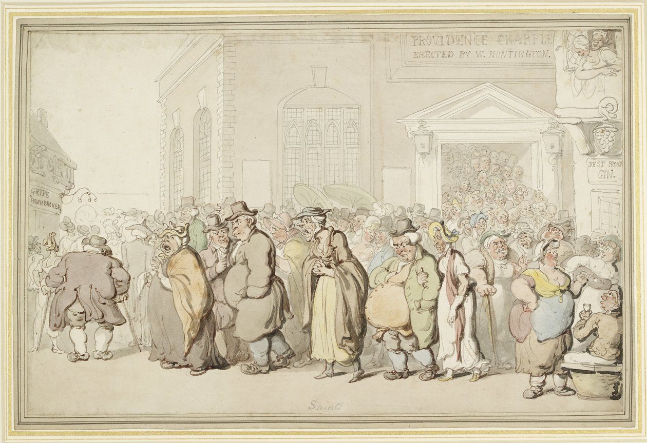 Cappella della Provvidenza da Thomas Rowlandson