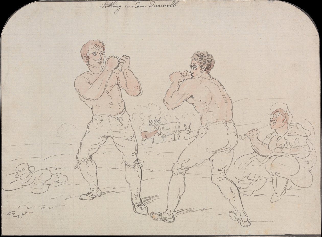 Risoluzione di una lite amorosa da Thomas Rowlandson