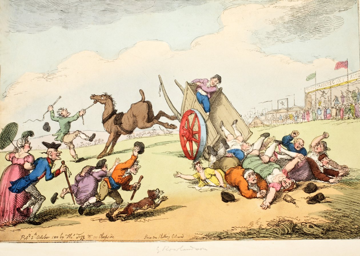 Sport di una fiera di contea, 1810 da Thomas Rowlandson