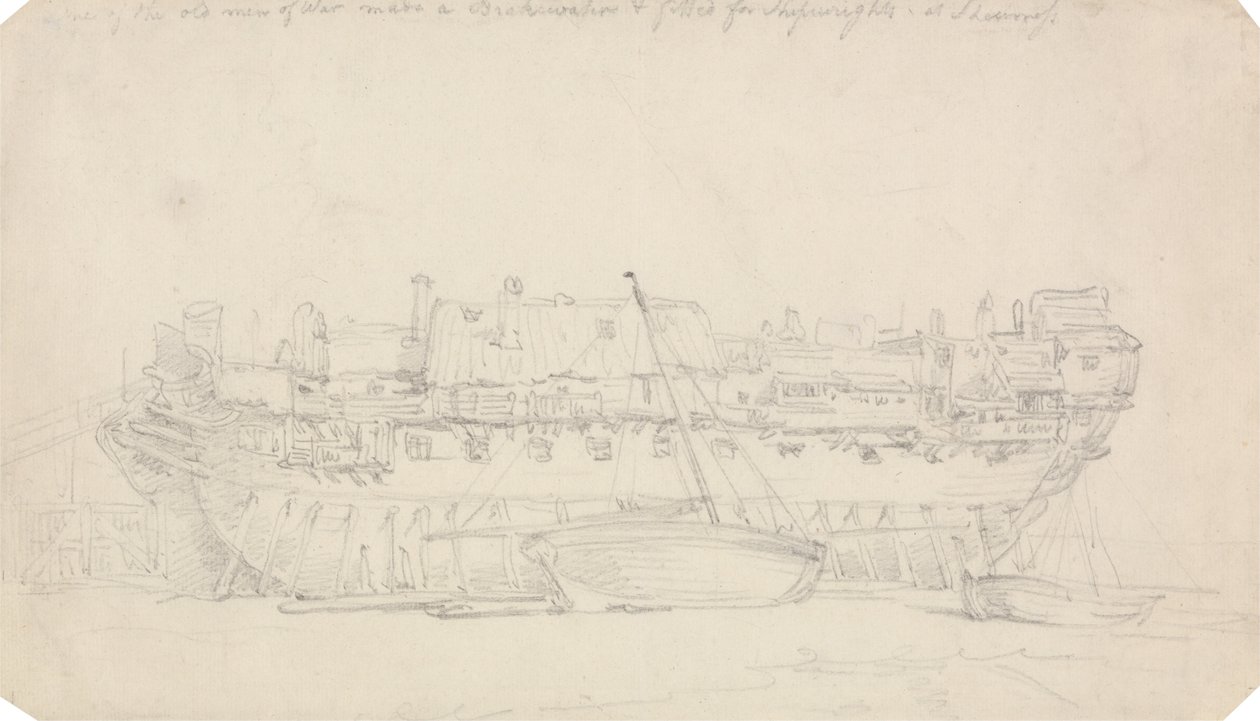 Studio di un Hulk da Thomas Rowlandson
