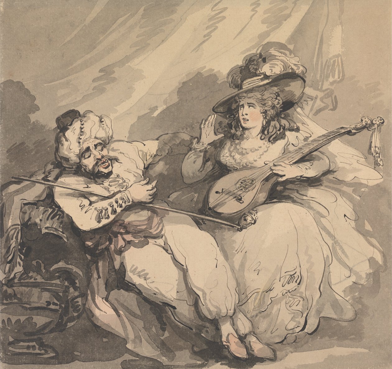 Il turco amoroso da Thomas Rowlandson