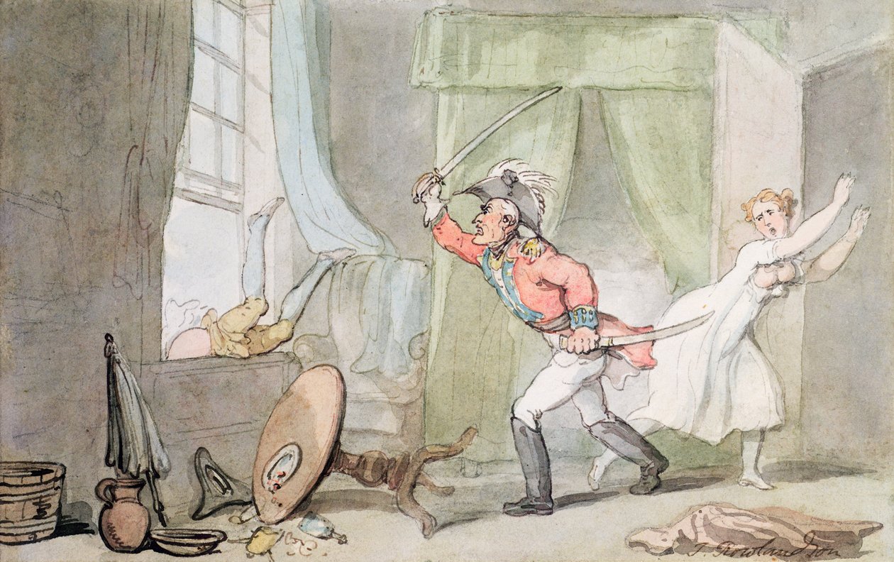Il marito arrabbiato da Thomas Rowlandson