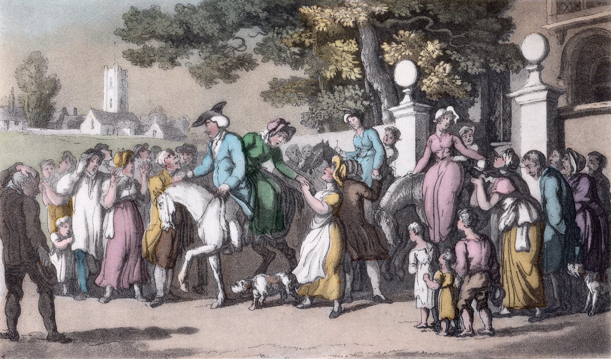 La partenza da Wakefield, illustrazione da 