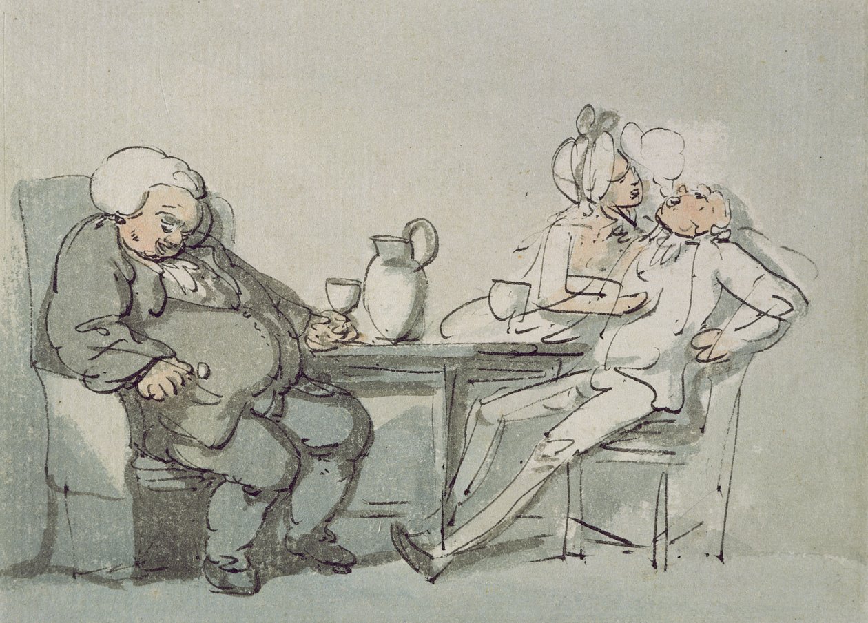 Il dottore sopraffatto da Thomas Rowlandson